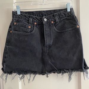Vintage Levi’s jean skirt
